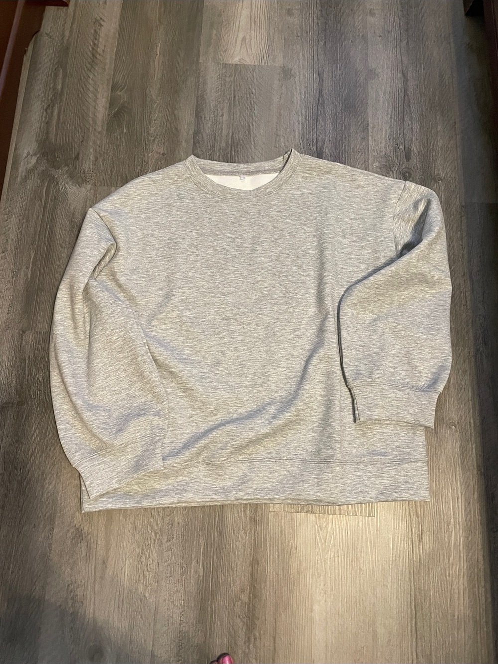Amazon Men's Heather Gray Crewneck Sweatshirt